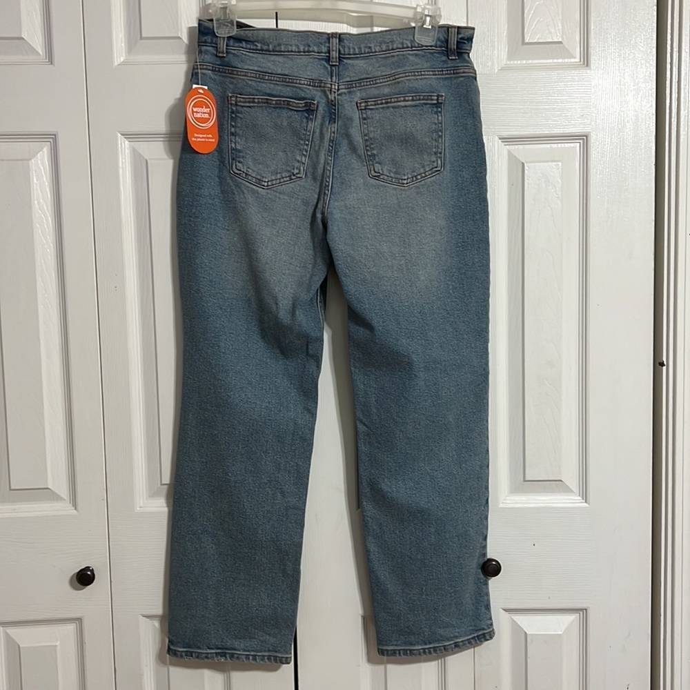 Boys Wonder Nation “Skate Fit” Blue Jeans Size 18 - Picture 7 of 12